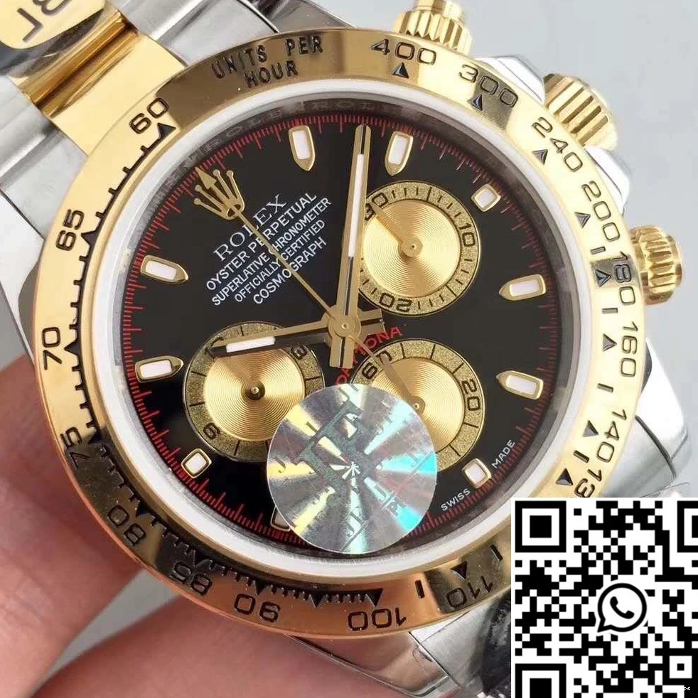 JF 116503 Factory Black Rolex Cosmograph Daytona Dial 0507